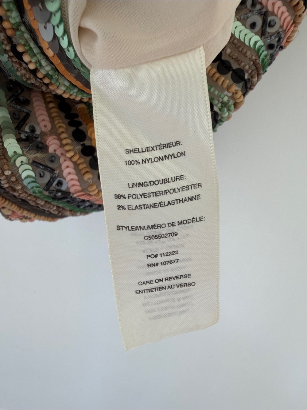 Alice + Olivia Sequin Embellished Multi-Color Sleeveless Dress - Picture 5 of 5